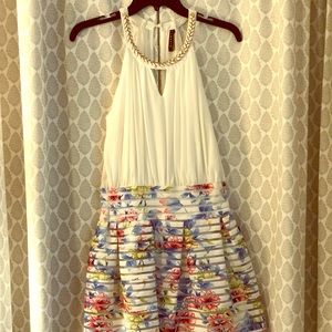 White/Floral dress